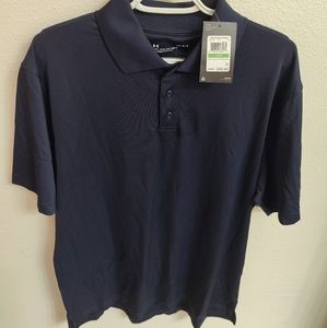 Brand new with tags navy large under armour performance polo